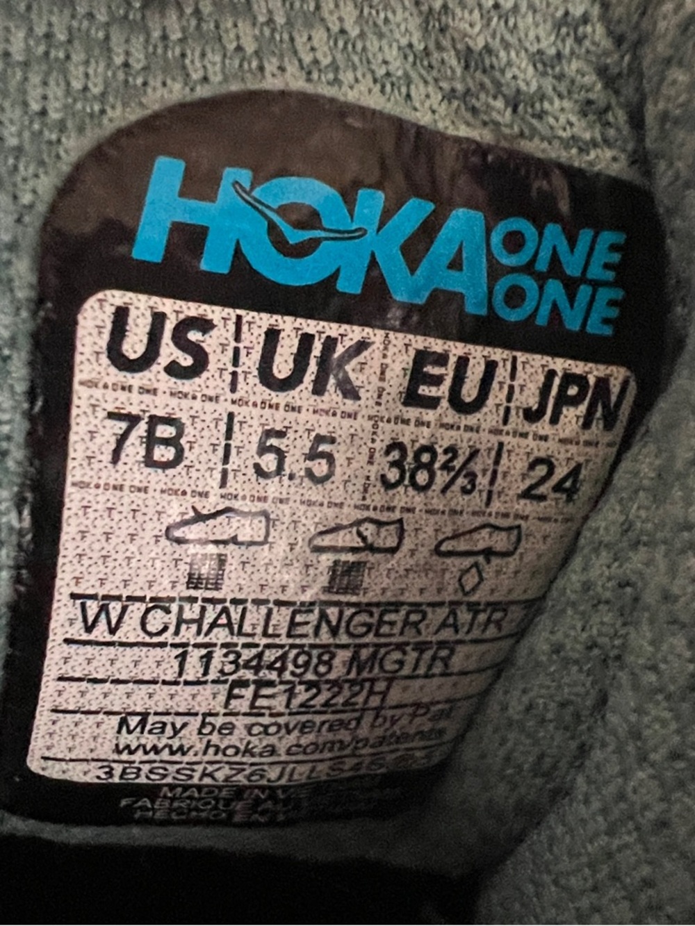 Hoka Challenger ATR 7 running sneakers yellow and aqua - Picture 2 of 11